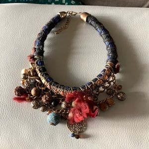 Woman’s ornate necklace
